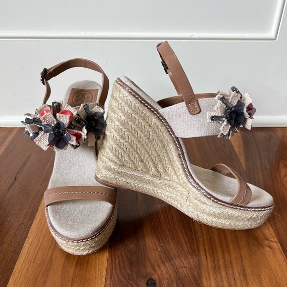 Tory Burch Mallory Lin Espadrilles Wedges - Picture 4 of 4